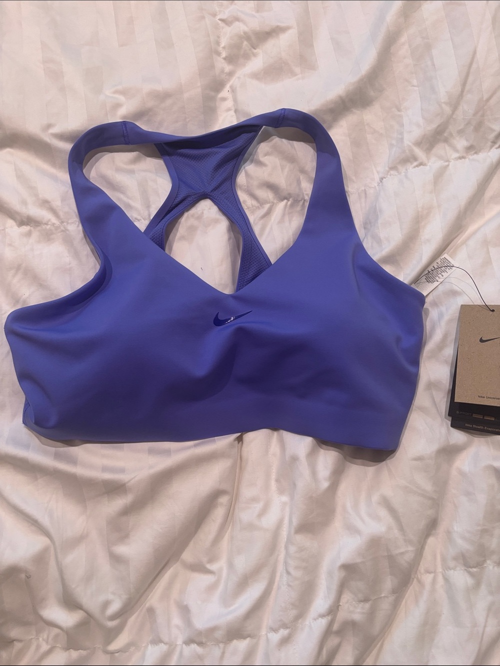 Nike Violet Racerback Sports Bra